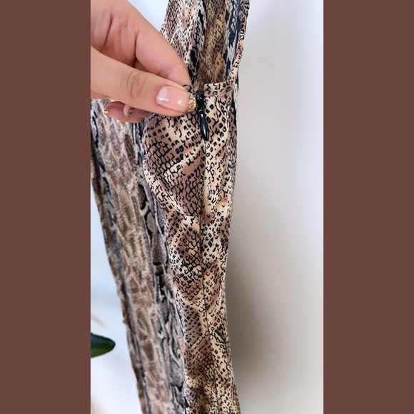 🐍 vintage snakeskin print maxi dress 🐍 - Picture 6 of 7